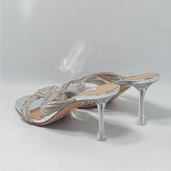 Aquazzura Gatsby Embellished Mules size 40 - Picture 8 of 14